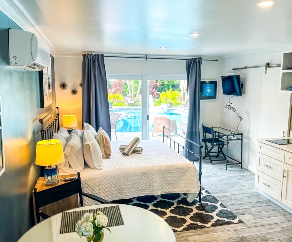 Cabana House overlooking the heated pool at Solstice at Wilton